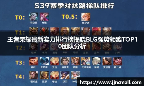 王者荣耀最新实力排行榜揭晓BLG强势领跑TOP10团队分析